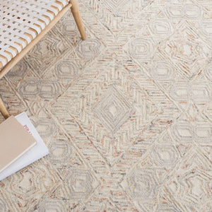 Safavieh Ikat 801 Hand Tufted 80% Wool/20% Cotton Contemporary Rug IKT801B-8