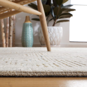 Safavieh Ikat 802 Hand Tufted 80% Wool/20% Cotton Contemporary Rug IKT802B-8