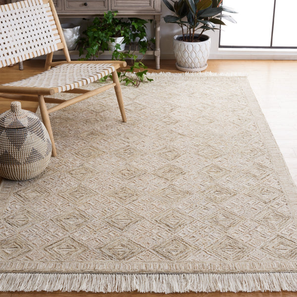 Safavieh Ikat 803 Hand Tufted 80% Wool/20% Cotton Contemporary Rug IKT803B-8