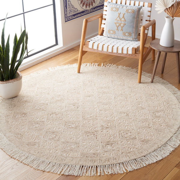 Safavieh Ikat 803 Hand Tufted 80% Wool/20% Cotton Contemporary Rug IKT803B-8