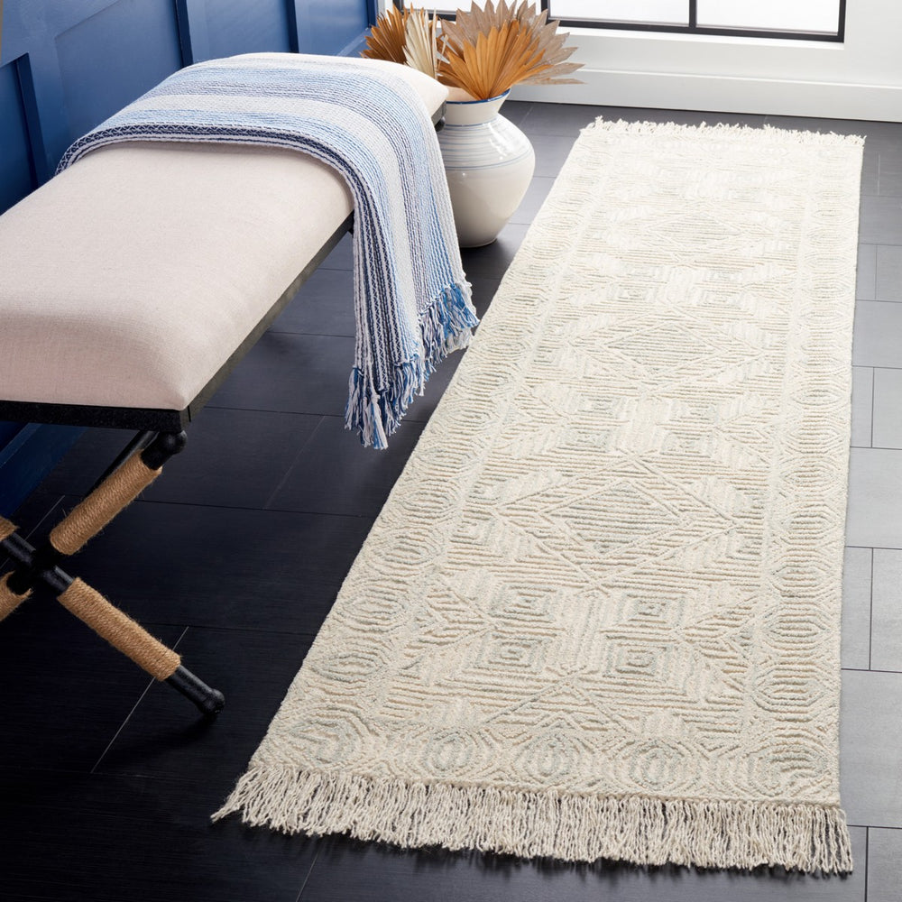 Safavieh Ikat 804 Hand Tufted 80% Wool/20% Cotton Contemporary Rug IKT804B-8