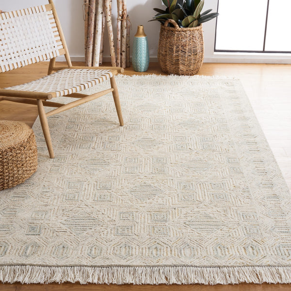 Safavieh Ikat 804 Hand Tufted 80% Wool/20% Cotton Contemporary Rug IKT804B-8