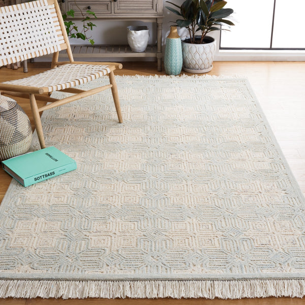 Safavieh Ikat 805 Hand Tufted 80% Wool/20% Cotton Contemporary Rug IKT805B-8