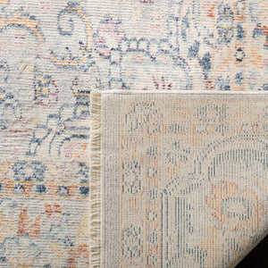 Illusion 700 Power Loomed Viscose Pile Rug in Light Grey, Cream 8ft x 10ft