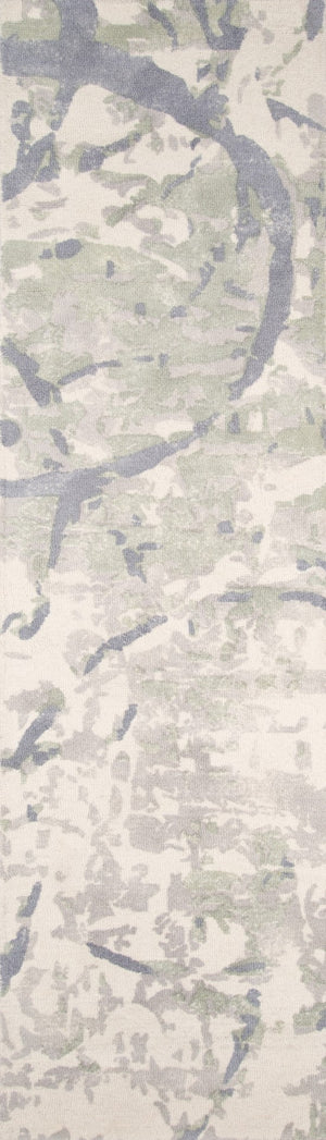 Momeni Illusions IL-01 Hand Tufted Casual Abstract Indoor Area Rug Grey 8' x 11' ILLUSIL-01GRY80B0