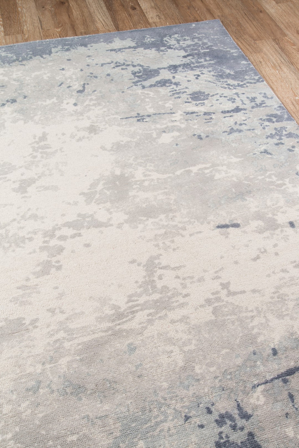 Momeni Illusions IL-03 Hand Tufted Casual Abstract Indoor Area Rug Blue 8' x 11' ILLUSIL-03BLU80B0