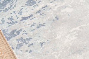 Momeni Illusions IL-03 Hand Tufted Casual Abstract Indoor Area Rug Blue 8' x 11' ILLUSIL-03BLU80B0