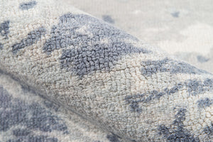 Momeni Illusions IL-03 Hand Tufted Casual Abstract Indoor Area Rug Blue 8' x 11' ILLUSIL-03BLU80B0