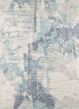 Momeni Illusions IL-04 Hand Tufted Casual Abstract Indoor Area Rug Blue 8' x 11' ILLUSIL-04BLU80B0