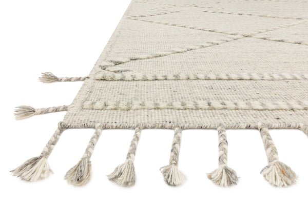 Loloi Iman IMA-03 100% Wool Pile Hand Knotted Contemporary Rug IMANIMA-03IVLC96D6