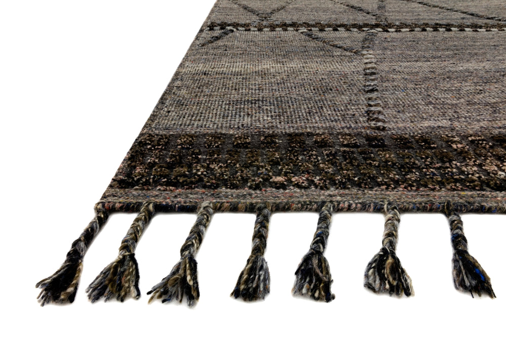 Loloi Iman IMA-04 100% Wool Pile Hand Knotted Contemporary Rug IMANIMA-04GYML96D6