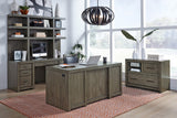 Aspenhome Modern Loft Modern/Contemporary Credenza & Hutch IML-318-GRY/IML-319-GRY