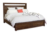 Aspenhome Modern Loft Modern/Contemporary Queen Panel Storage Bed IML-402-BRN/IML-412-BRN/IML-403D-BRN