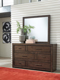 Aspenhome Modern Loft Modern/Contemporary Mirror IML-463-BRN