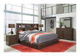 Aspenhome Modern Loft Modern/Contemporary Queen Platform Platform Bed IML-471-BRN/IML-473-BRN/IML-472-BRN