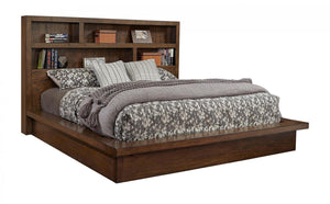 Aspenhome Modern Loft Modern/Contemporary King Platform Platform Bed IML-476-BRN/IML-474-BRN/IML-475-BRN