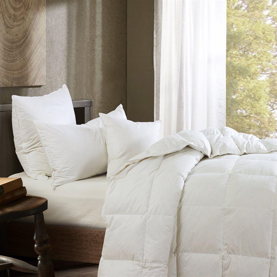 HiEnd Accents Down Duvet Insert IN1010-FL-OC White Shell: 100% Cotton; Filling: 10% Down, 90% Feather 80x90x3