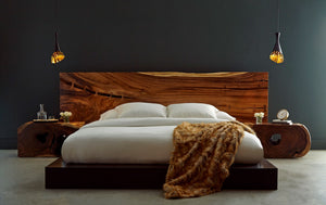 Ruffle Pendant Lamp, Black/Brass