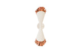 Ruffle Sconce, White/Copper