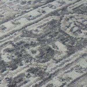 AMER Rugs Inara INA-10 Hand-Loomed Bordered Classic Area Rug Light Gray 10' x 14'