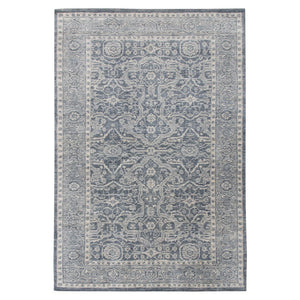 AMER Rugs Inara INA-2 Hand-Loomed Bordered Classic Area Rug Dark Gray 10' x 14'