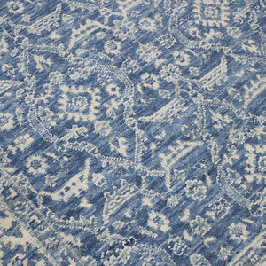 AMER Rugs Inara INA-9 Hand-Loomed Bordered Classic Area Rug Blue 10' x 14'