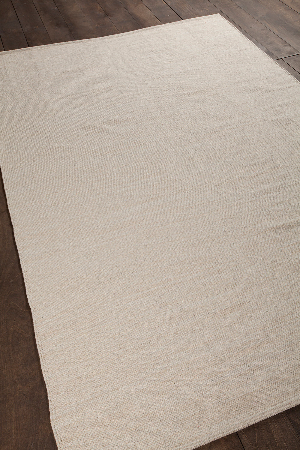 Chandra Rugs India 100% Cotton Hand-Woven Contemporary Rug Ivory 7'9 x 10'6