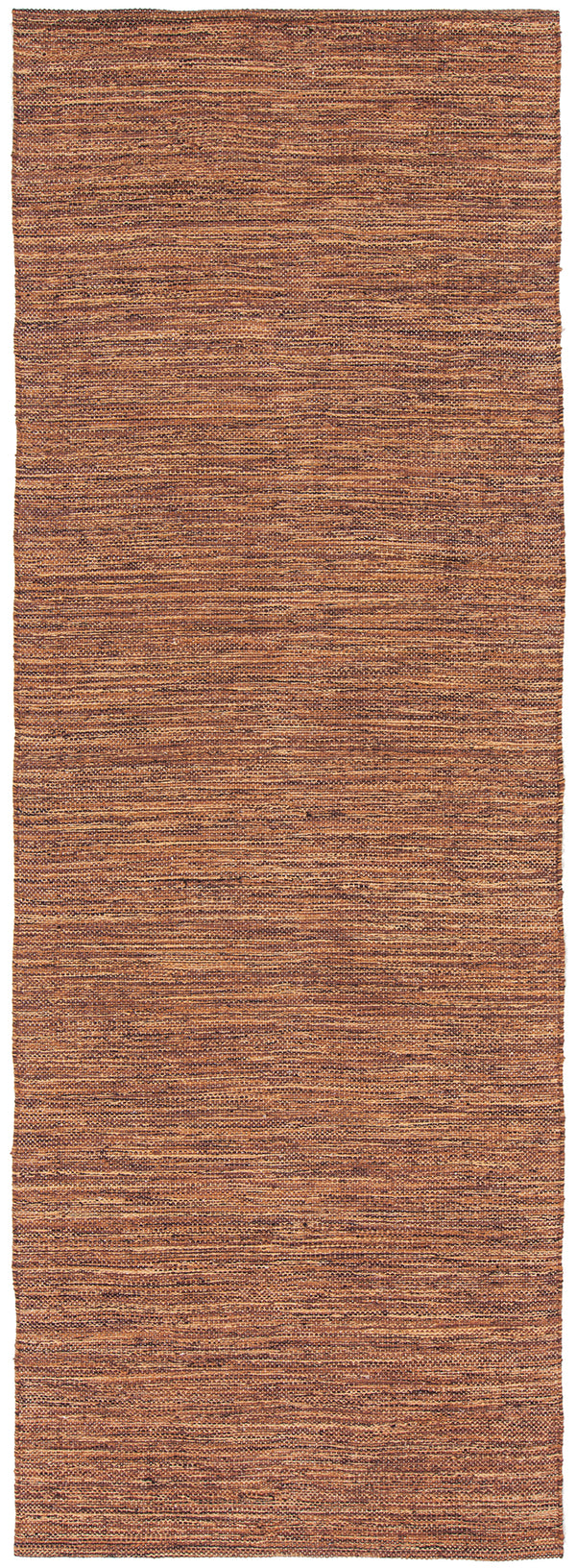 Chandra Rugs India 100% Cotton Hand-Woven Contemporary Rug Brown 2'6 x 7'6