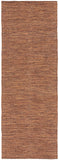 Chandra Rugs India 100% Cotton Hand-Woven Contemporary Rug Brown 2'6 x 7'6