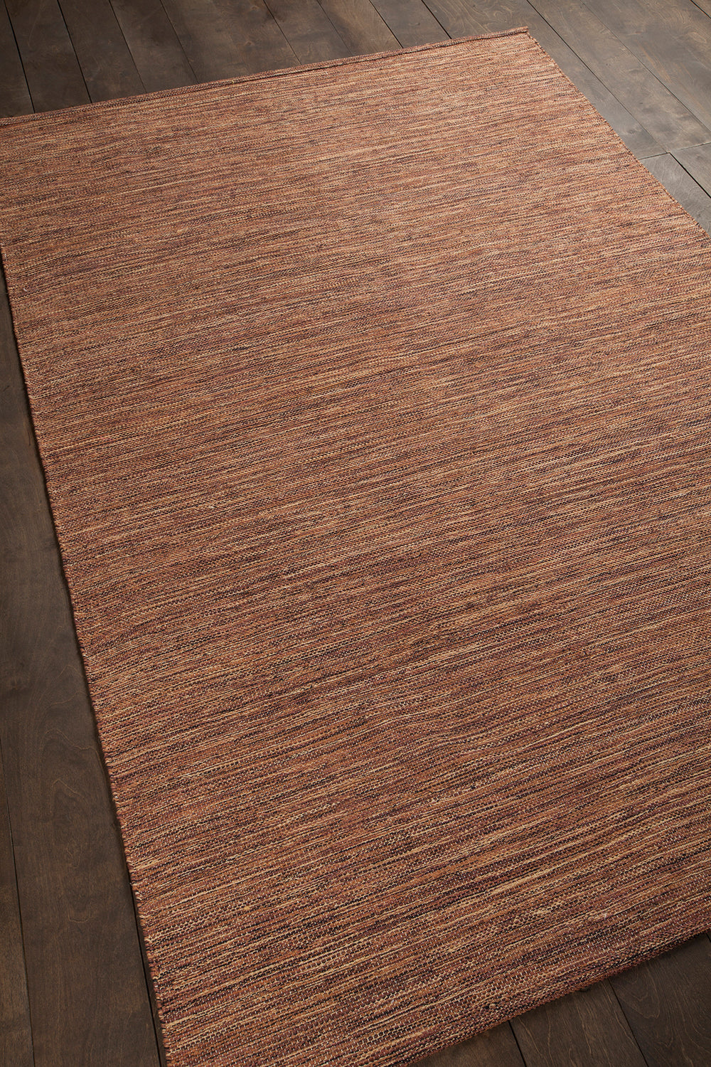 Chandra Rugs India 100% Cotton Hand-Woven Contemporary Rug Brown 7'9 x 10'6