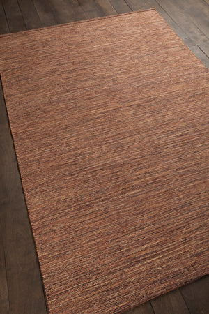 Chandra Rugs India 100% Cotton Hand-Woven Contemporary Rug Brown 7'9 x 10'6