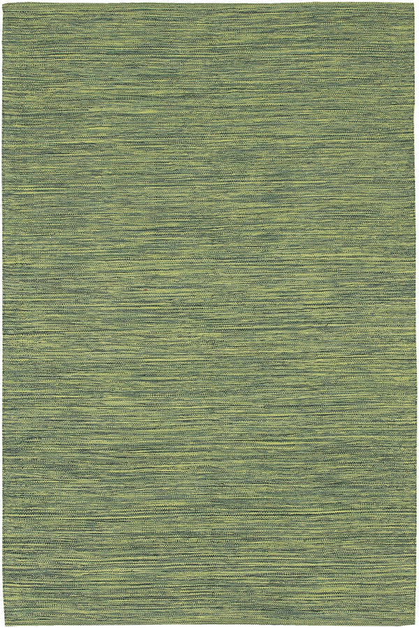 Chandra Rugs India 100% Cotton Hand-Woven Contemporary Rug Green 5' x 7'6