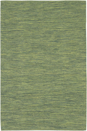 Chandra Rugs India 100% Cotton Hand-Woven Contemporary Rug Green 5' x 7'6