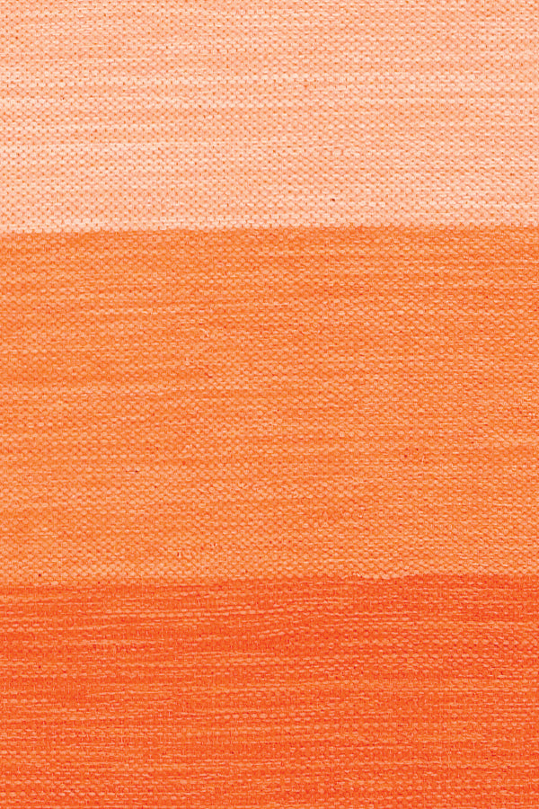 Chandra Rugs India 100% Cotton Hand-Woven Contemporary Rug Orange 3'6 x 5'6