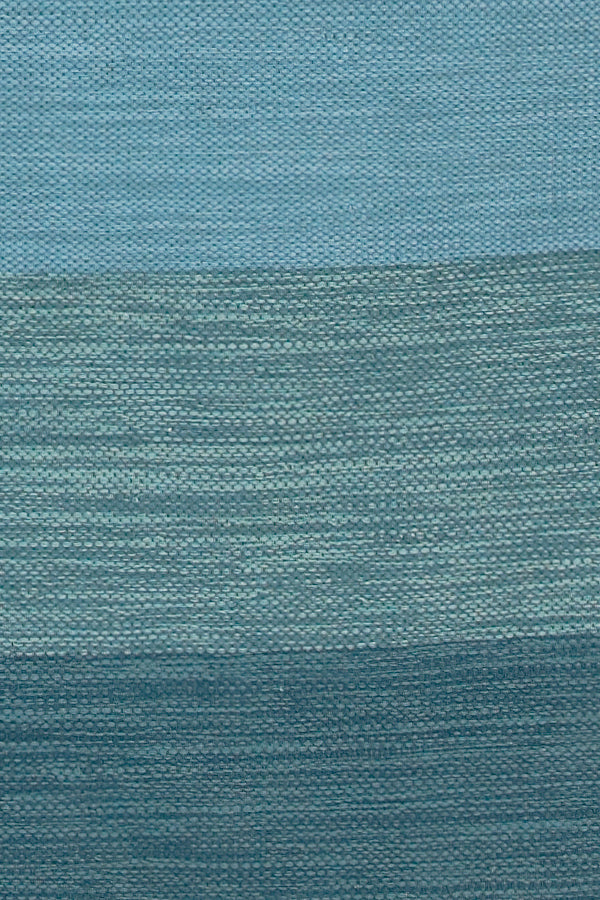 Chandra Rugs India 100% Cotton Hand-Woven Contemporary Rug Blue 7'9 x 10'6