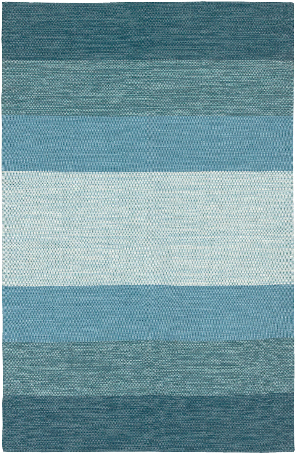 Chandra Rugs India 100% Cotton Hand-Woven Contemporary Rug Blue 7'9 x 10'6