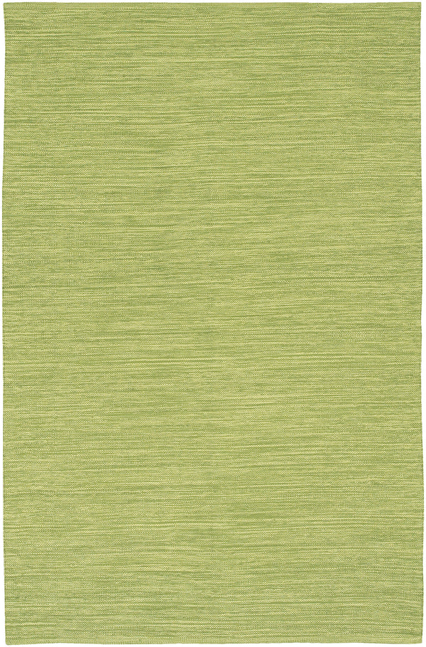 Chandra Rugs India 100% Cotton Hand-Woven Contemporary Rug Green 7'9 x 10'6