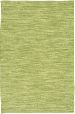 Chandra Rugs India 100% Cotton Hand-Woven Contemporary Rug Green 7'9 x 10'6
