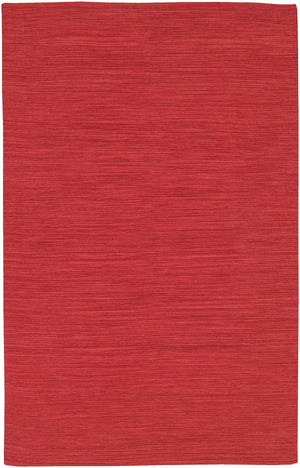 Chandra Rugs India 100% Cotton Hand-Woven Contemporary Rug Dark Red 7'9 x 10'6