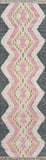 Momeni Novogratz Indio IND-1 Hand Woven Contemporary Geometric, Zig Zag Indoor Area Rug Pink 7'6" x 9'6" INDIOIND-1PNK7696