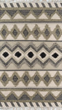 Momeni Novogratz Indio IND-4 Hand Woven Contemporary Geometric Indoor Area Rug Sage 7'6" x 9'6" INDIOIND-4SAG7696