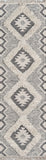 Momeni Novogratz Indio IND-5 Hand Woven Contemporary Geometric Indoor Area Rug Black 7'6" x 9'6" INDIOIND-5BLK7696
