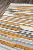 Momeni Novogratz Indio IND-6 Hand Woven Contemporary Geometric Indoor Area Rug Mustard 7'6" x 9'6" INDIOIND-6MST7696