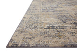 Loloi Rugs Indra INA-03 Polyester | Polypropylene Pile Power Loomed Contemporary Runner Rug Charcoal / Natural 24.5745 INDRINA-03CCNA26A0