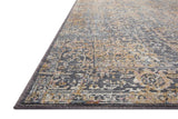 Loloi Rugs Indra INA-05 Polyester | Polypropylene Pile Power Loomed Contemporary Accent Rug Graphite / Sunset 23.9295 INDRINA-05GTSS3757