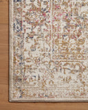 Loloi Rugs Indra INA-05 Polyester | Polypropylene Pile Power Loomed Contemporary Area Rug Ivory / Multi 118.766 INDRINA-05IVMLB6F6