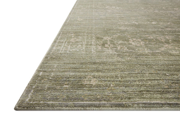 Loloi Rugs Indra INA-06 Polyester | Polypropylene Pile Power Loomed Contemporary Runner Rug Sage / Natural 24.5745 INDRINA-06SGNA26A0