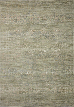 Loloi Rugs Indra INA-06 Polyester | Polypropylene Pile Power Loomed Contemporary Area Rug Sage / Natural 118.766 INDRINA-06SGNAB6F6