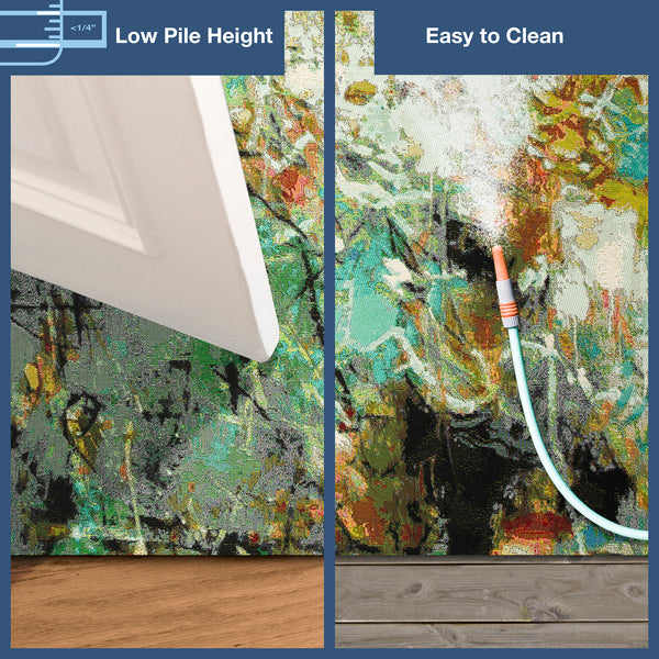 Trans-Ocean Liora Manne Marina Cirque Casual Indoor/Outdoor Power Loomed 75% Polypropylene/25% Polyester Rug Multi 8'10" x 11'9"