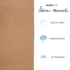 Trans-Ocean Liora Manne Avalon Texture Casual Indoor/Outdoor Power Loomed 100% Polypropylene Rug Sisal 8'3" x 11'6"